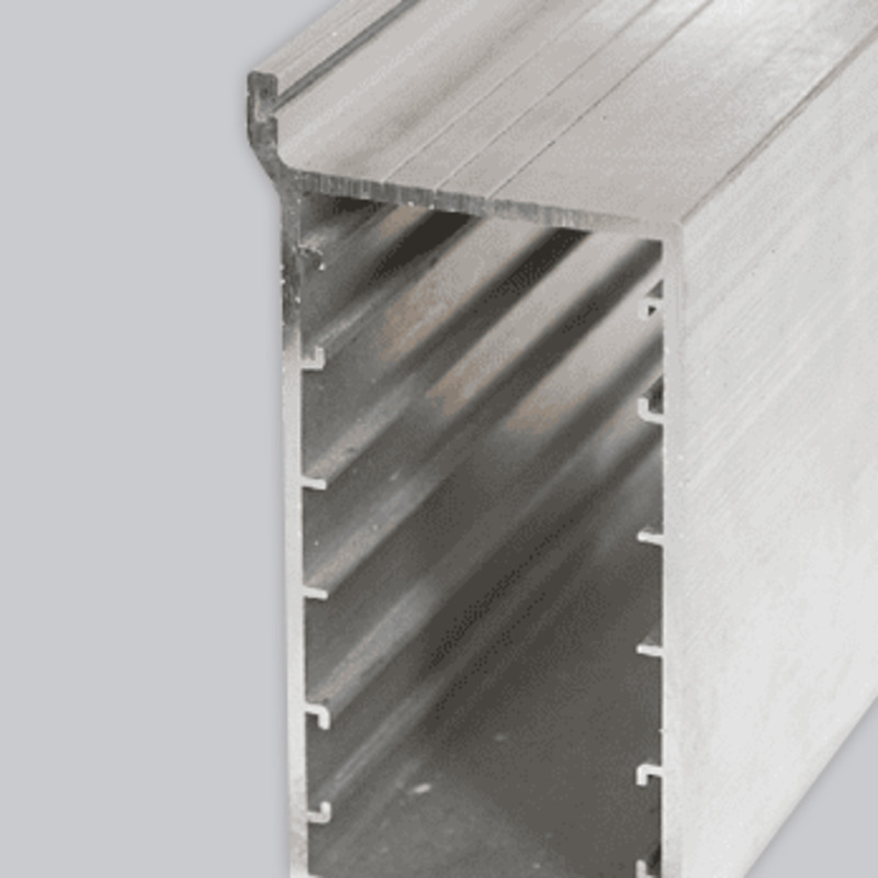 Aluminium door with durable frames