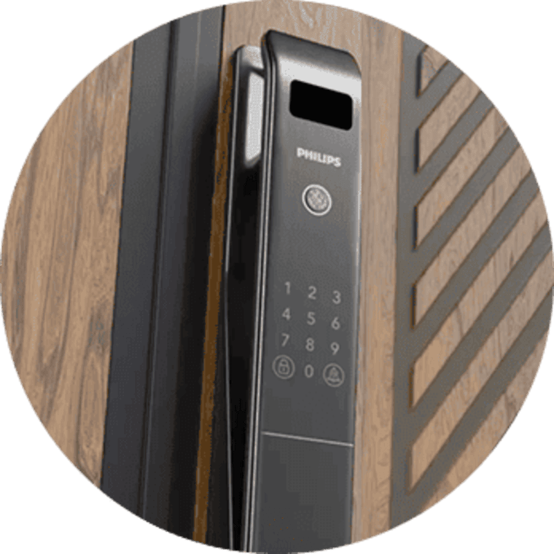 Philips digital lock integration on Golden Top’s Timber Series